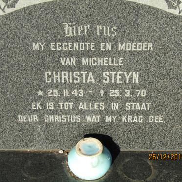 STEYN Christa 1943-1970