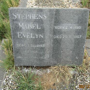 STEPHENS Mabel Evelyn 1901-1967