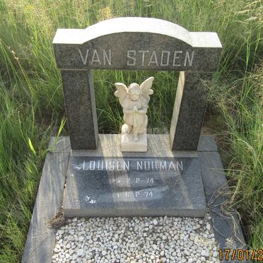 STADEN Louisen Norman, van 1974-1974