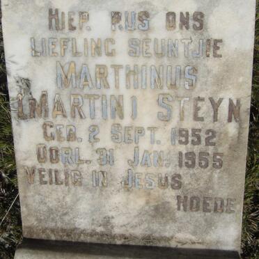 STEYN Marthinus 1952-1955