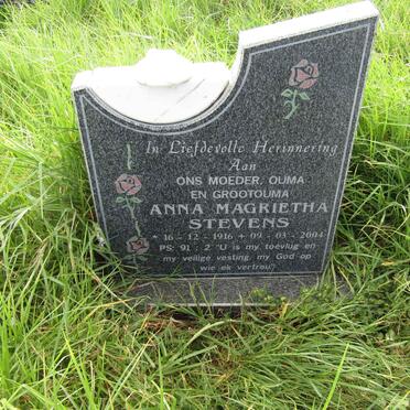 STEVENS Anna Magrietha 1916-2004
