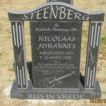 STEENBERG Nicolaas Johannes 1944-2009