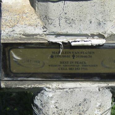 STADEN Madelein, van 1971-2010