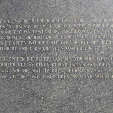 STADEN Francois Jacques, van 1964-1985