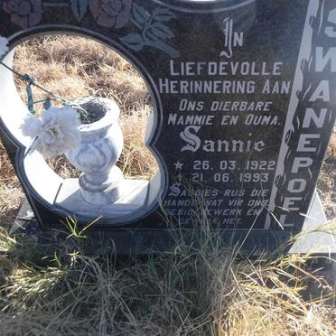 SWANEPOEL Sannie 1922-1993