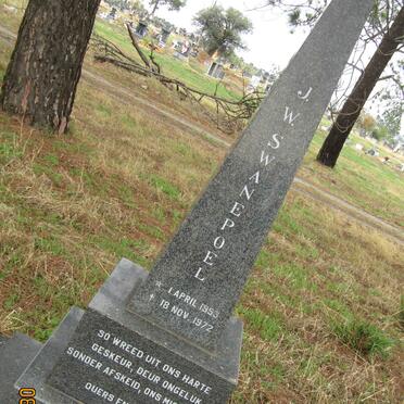 SWANEPOEL J.W. 1953-1972