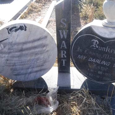 SWART Blackie 1941-1989 &amp; Esme RUNKEL 1971-2000