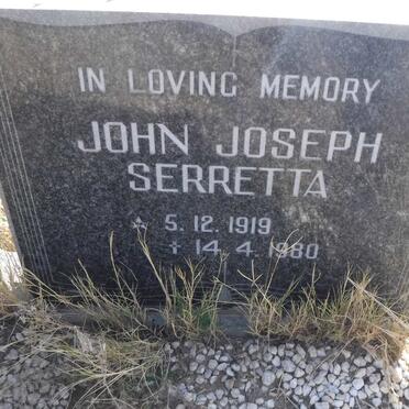SERRETTA John Joseph 1919-1980