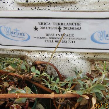 TERBLANCHE Erica 2011-2013
