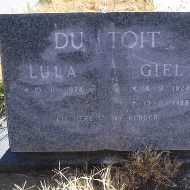 TOIT Giel, du 1924-1988 &amp; Lula 1924-