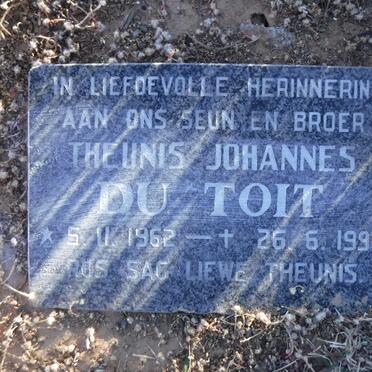 TOIT Theunis Johannes, du 1962-1996