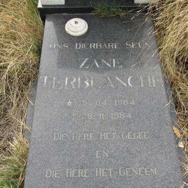 TERBLANCHE Zane 1984-1984