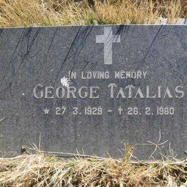 TATALIAS George 1929-1980