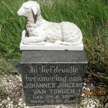 TONDER Johannes Jurgens, van 1955-1964