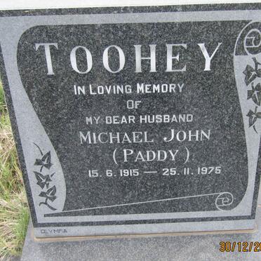 TOOHEY Michael John 1915-1975