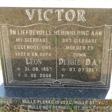 VICTOR Leon 1957-2008 en D.A. 1957-