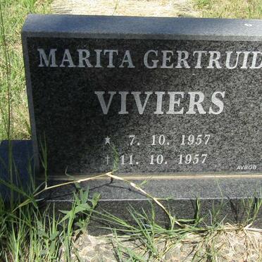 VIVIERS Marita Gertruida 1957-1957