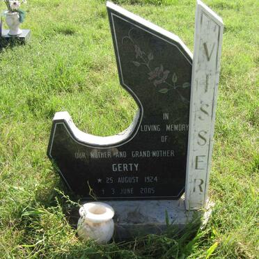VISSER Gerty 1924-2005