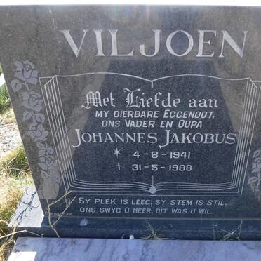 VILJOEN Johannes Jakobus 1941-1988