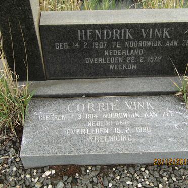 VINK Hendrik 1907-1972 &amp; Corrie 1914-1990