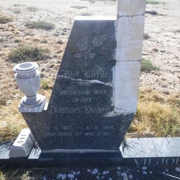 VILJOEN Johannes Diederik 1927-1989 &amp; Johanna Catharina LATEGAN 1935-1988