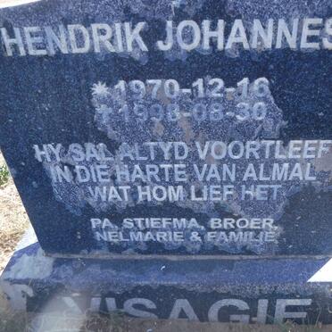 VISAGIE Hendrik Johannes 1970-1998