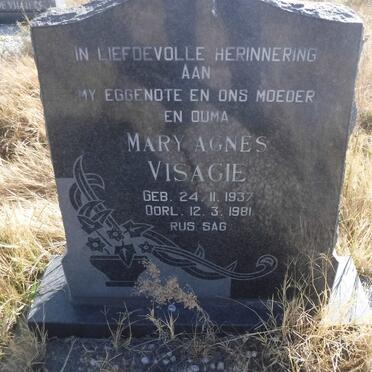 VISAGIE Mary Agnes 1937-1981
