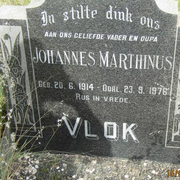 VLOK Johannes Marthinus 1914-1976