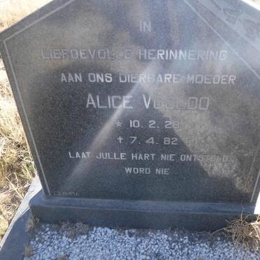 VOSLOO Alice 1928-1982