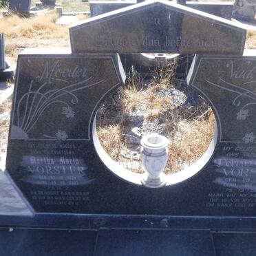 VORSTER Petrus Johannes 1914-1988 &amp; Martha Maria 1924-2007