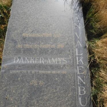 VALKENBURG Danker Amys, van 1916-1986