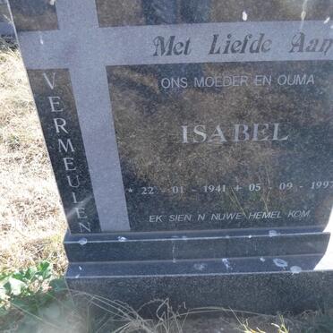 VERMEULEN Isabel 1941-1997