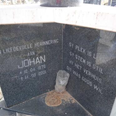 VENTER Johan 1975-2001