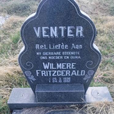 VENTER Wilmere Fritzgerald 1936-1992