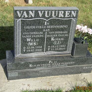 VUUREN W.S., van 1938-2006 &amp; J.J. 1942-2010
