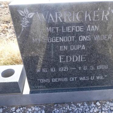 WARRICKER Eddie 1921-1988