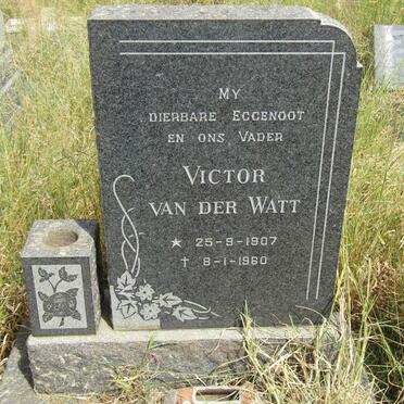 WATT Victor, van der 1907-1960