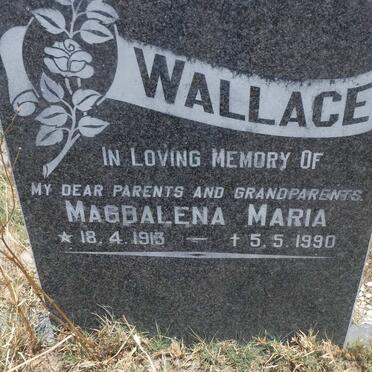 WALLACE Magdalena Maria 1913-1990