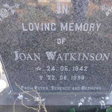 WATKINSON Joan 1942-1998
