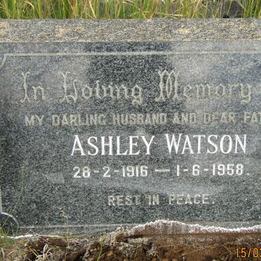 WATSON Ashley 1916-1958