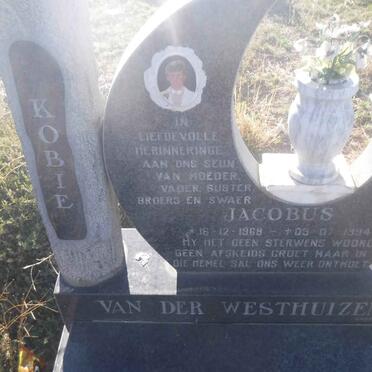 WESTHUIZEN Jacobus, van der 1969-1994