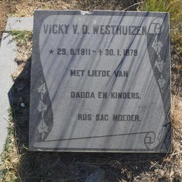 WESTHUIZEN Vicky, van der 1911-1979