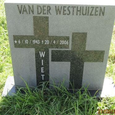 WESTHUIZEN Wietz, van der 1943-2006