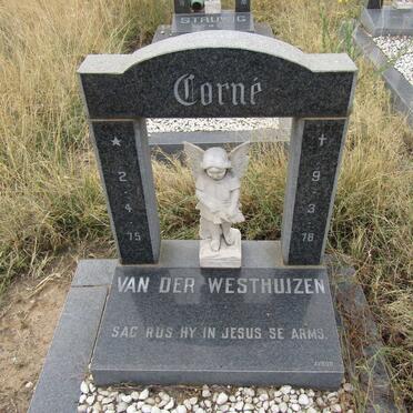 WESTHUIZEN Corne, van der 1975-1978