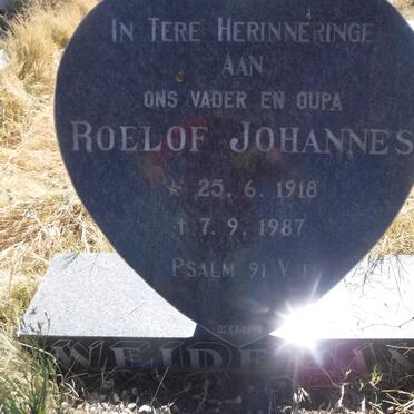 WEIDEMAN Roelof Johannes 1918-1987