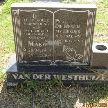 WESTHUIZEN Mark, van der 1974-2007