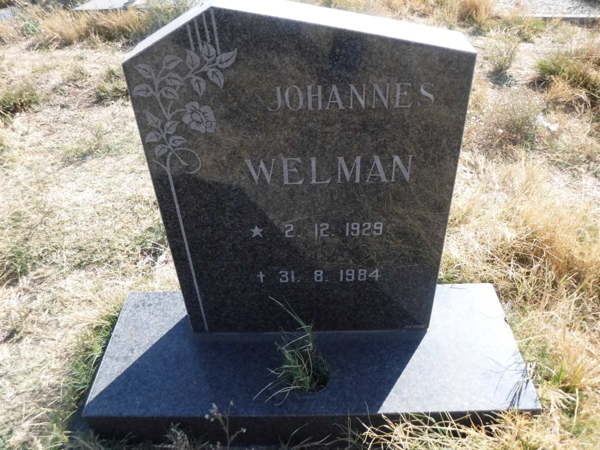 WELMAN Johannes 1929-1984