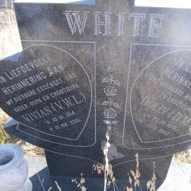 WHITE V.W.L. 1914-2001 :: WHITE D.M. 1920-2002