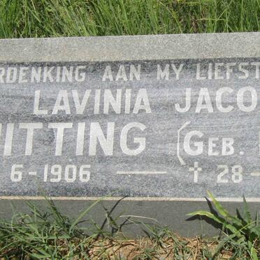 WHITTING Lavina Jacoba nee KRUGER 1906-1966