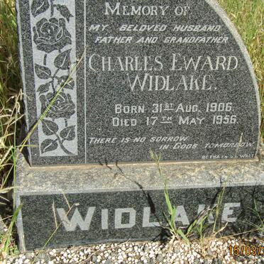 WIDLAKE Charles Edward 1906-1956